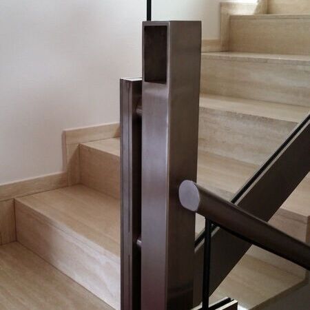 Geländer in einem modernen Gebäuder