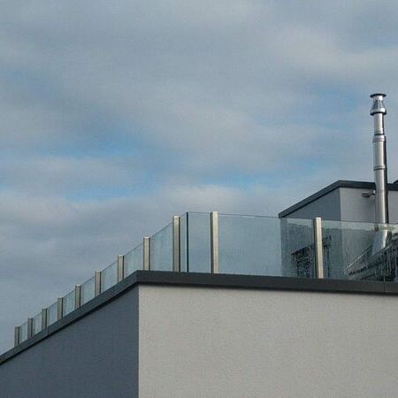 Geländer an einem modernen Gebäuder